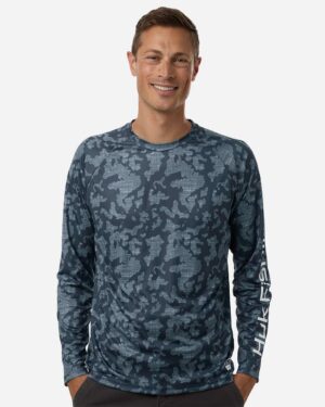 HUK Men's Lopro Running Lakes Long Sleeve T-Shirt - Image 10