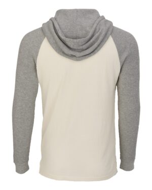 Boxercraft Unisex Waffle Knit Pullover Hooded Long Sleeve T-Shirt - Image 6