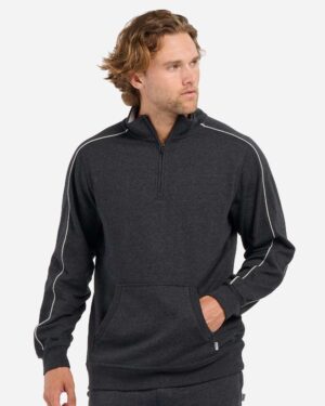 Boxercraft Men's French Terry Quarter-Zip Pullover - Image 3