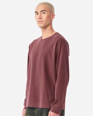 BELLA + CANVAS Unisex Heavyweight Garment-Dyed Long Sleeve Tee - Image 53