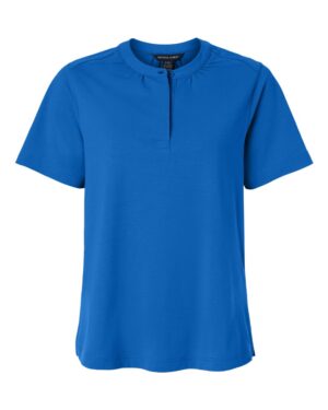 Devon & Jones Women's Seaton Pebble Textured Polo - Image 7