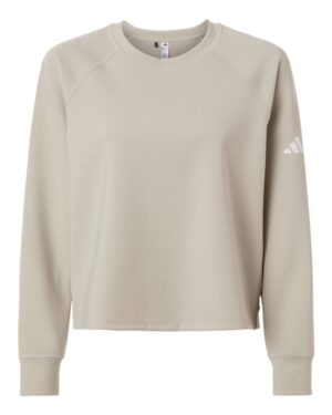 Adidas Women's Beyond Side-Snap Crewneck Sweatshirt - Image 7