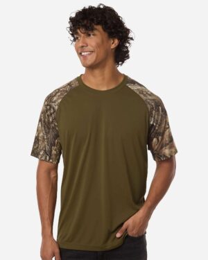 RealTree Unisex Realtree® Performance Colorblock T-Shirt - Image 6