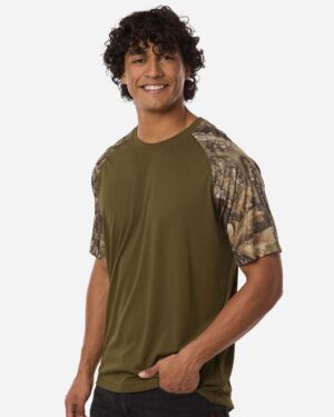 RealTree Unisex Realtree® Performance Colorblock T-Shirt - Image 7