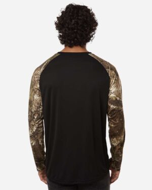 RealTree Unisex Realtree® Performance Colorblocked Long Sleeve T-Shirt - Image 6