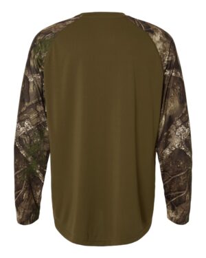 RealTree Unisex Realtree® Performance Colorblocked Long Sleeve T-Shirt - Image 8