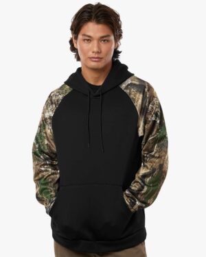 RealTree Unisex Realtree® Performance Colorblocked Hooded Sweatshirt - Image 4