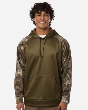 RealTree Unisex Realtree® Performance Colorblocked Hooded Sweatshirt - Image 10