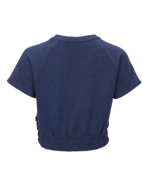 Boxercraft Women's French Terry Short Sleeve Cropped Crewneck Sweatshirt - Image 6