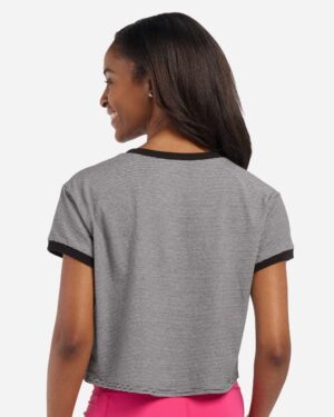 Boxercraft Women's Striped Tie Front T-Shirt - Image 4