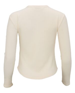 Boxercraft Women's Waffle Knit Baby Long Sleeve T-Shirt - Image 6