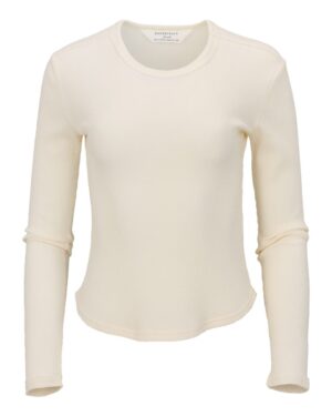 Boxercraft Women's Waffle Knit Baby Long Sleeve T-Shirt - Image 5