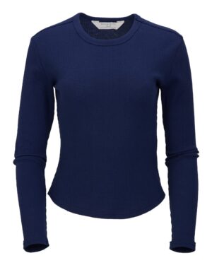 Boxercraft Women's Waffle Knit Baby Long Sleeve T-Shirt - Image 9