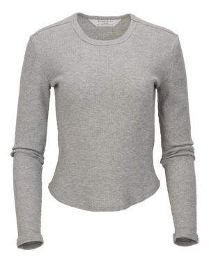 Boxercraft Women's Waffle Knit Baby Long Sleeve T-Shirt - Image 13