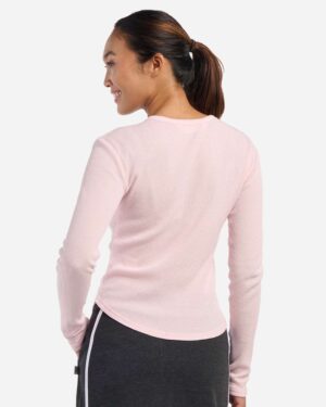Boxercraft Women's Waffle Knit Baby Long Sleeve T-Shirt - Image 20