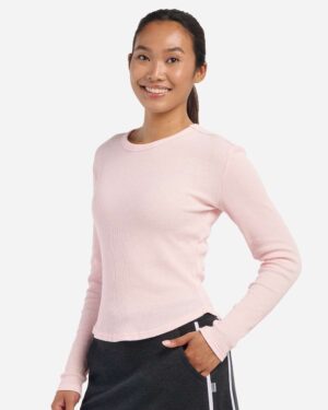 Boxercraft Women's Waffle Knit Baby Long Sleeve T-Shirt - Image 19