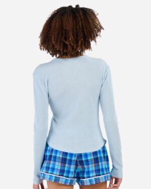 Boxercraft Women's Waffle Knit Baby Long Sleeve T-Shirt - Image 24