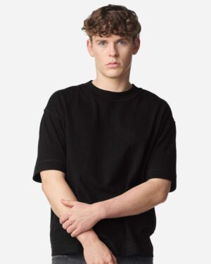 American Apparel Unisex Heavyweight Cotton Mid-Length Tee - Image 4