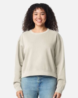 Comfort Colors Women's Garment-Dyed Mid-Length Crewneck Sweatshirt - Image 16