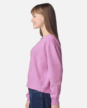 Comfort Colors Women's Garment-Dyed Mid-Length Crewneck Sweatshirt - Image 23