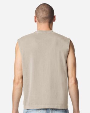 American Apparel Unisex Heavyweight Cotton Garment-Dyed Mid-Length Muscle Tee - Image 12