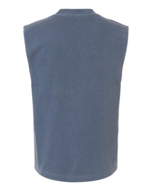 American Apparel Unisex Heavyweight Cotton Garment-Dyed Mid-Length Muscle Tee - Image 14