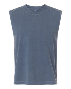 American Apparel Unisex Heavyweight Cotton Garment-Dyed Mid-Length Muscle Tee - Image 13