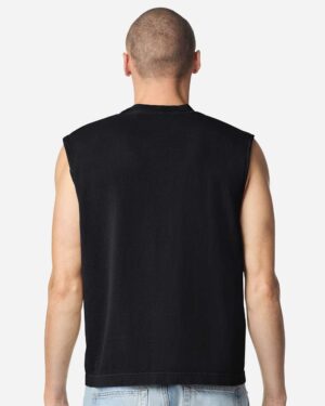 American Apparel Unisex Heavyweight Cotton Garment-Dyed Mid-Length Muscle Tee - Image 24