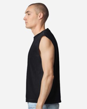 American Apparel Unisex Heavyweight Cotton Garment-Dyed Mid-Length Muscle Tee - Image 23