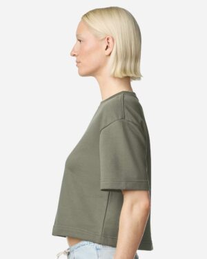 American Apparel Women's French Terry Mid-Length Boxy Top - Image 17