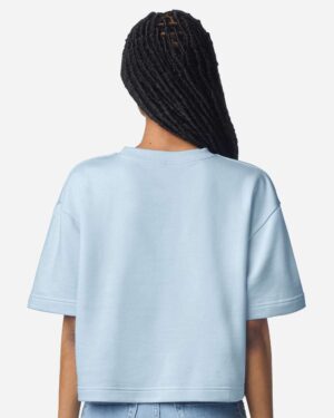 American Apparel Women's French Terry Mid-Length Boxy Top - Image 24
