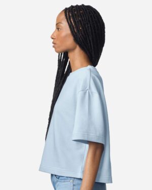 American Apparel Women's French Terry Mid-Length Boxy Top - Image 23