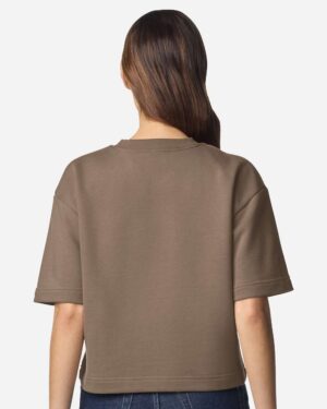 American Apparel Women's French Terry Mid-Length Boxy Top - Image 36