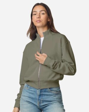 American Apparel Women's French Terry Full-Zip Jacket - Image 16