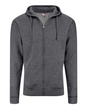 J. America Unisex BTB Fleece Hooded Full-Zip Sweatshirt - Image 5