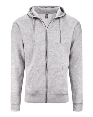 J. America Unisex BTB Fleece Hooded Full-Zip Sweatshirt - Image 7
