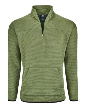 J. America Unisex Pebble Fleece Quarter-Zip Pullover - Image 7