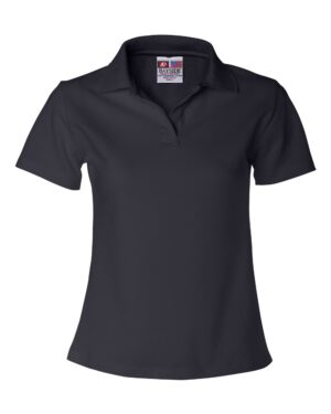 Bayside Women's USA-Made V-Neck Polo - Image 4