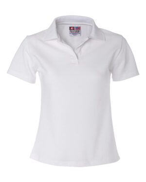 Bayside Women's USA-Made V-Neck Polo - Image 10
