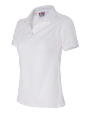Bayside Women's USA-Made V-Neck Polo - Image 11