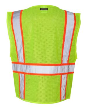 Kishigo Unisex Ultra-Cool™ Solid Front Vest with Mesh Back - Image 3