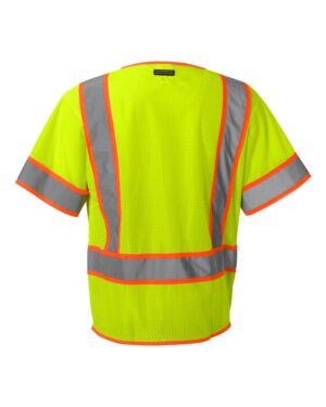 Kishigo Unisex Ultra-Cool™ Six-Pocket Mesh Surveyor’s Vest - Image 3