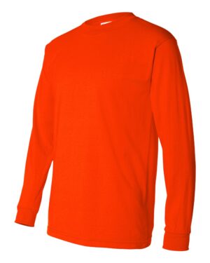 Bayside Men's USA-Made 50/50 Long Sleeve T-Shirt - Image 5
