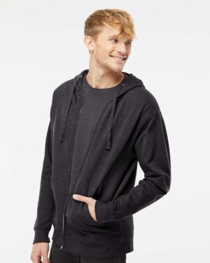 Independent Trading Co. Unisex Midweight Full-Zip Hooded Sweatshirt - Image 35