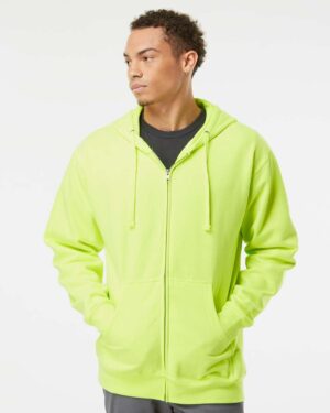 Independent Trading Co. Unisex Midweight Full-Zip Hooded Sweatshirt - Image 80