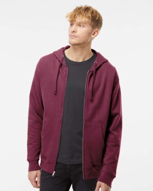 Independent Trading Co. Unisex Midweight Full-Zip Hooded Sweatshirt - Image 65