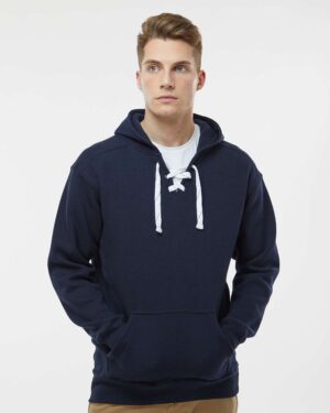 J. America Men's Sport Lace Hooded Sweatshirt - Image 36