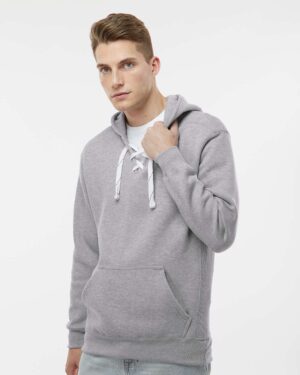 J. America Men's Sport Lace Hooded Sweatshirt - Image 42
