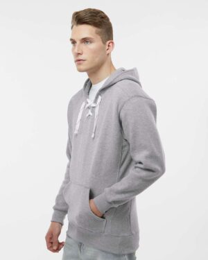 J. America Men's Sport Lace Hooded Sweatshirt - Image 43