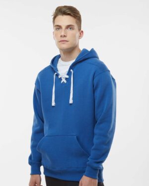 J. America Men's Sport Lace Hooded Sweatshirt - Image 54